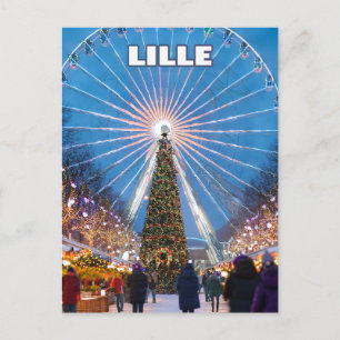 Carte Postale Lille’s Festive Glow: A Magical Christmas Market