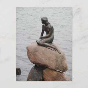 Carte Postale Lillehavefru Little Mermaid Copenhague Danemark