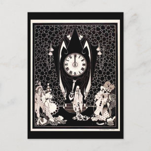 Carte Postale L'illustration vintage de la Masque de la Mort Rou