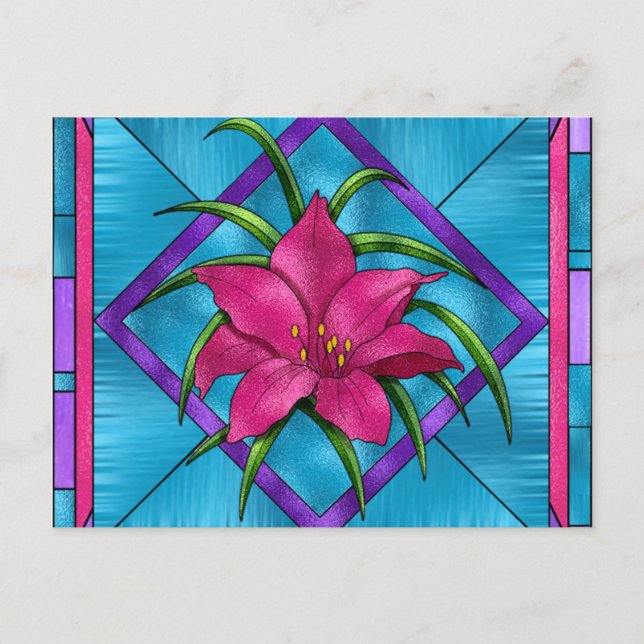 Carte Postale Lilly en verre (Devant)
