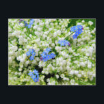 Carte Postale Lily de la vallée<br><div class="desc">Lily of the valley and forget Me Not</div>