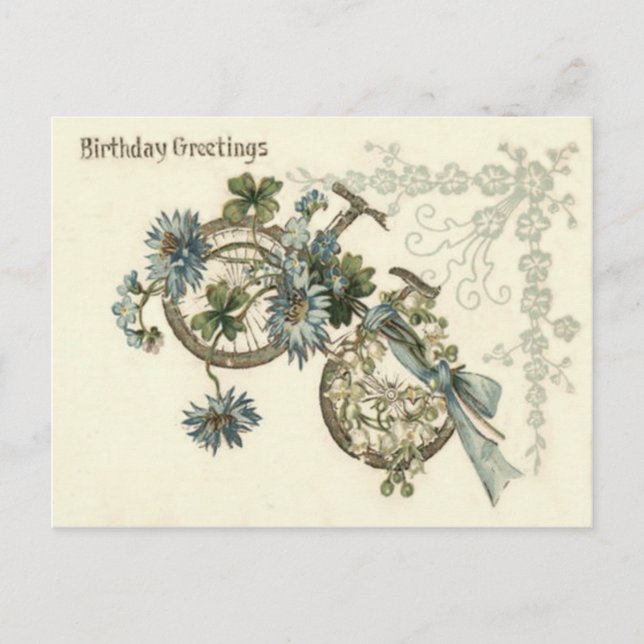 Carte Postale Lily de la Vallée Myosotis (Devant)