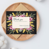 Lily Élégant Blush Humeur Remerciement de Mariage