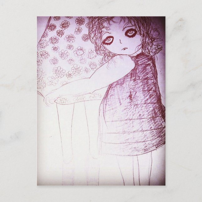 Carte Postale Lily était une petite fille (Devant)