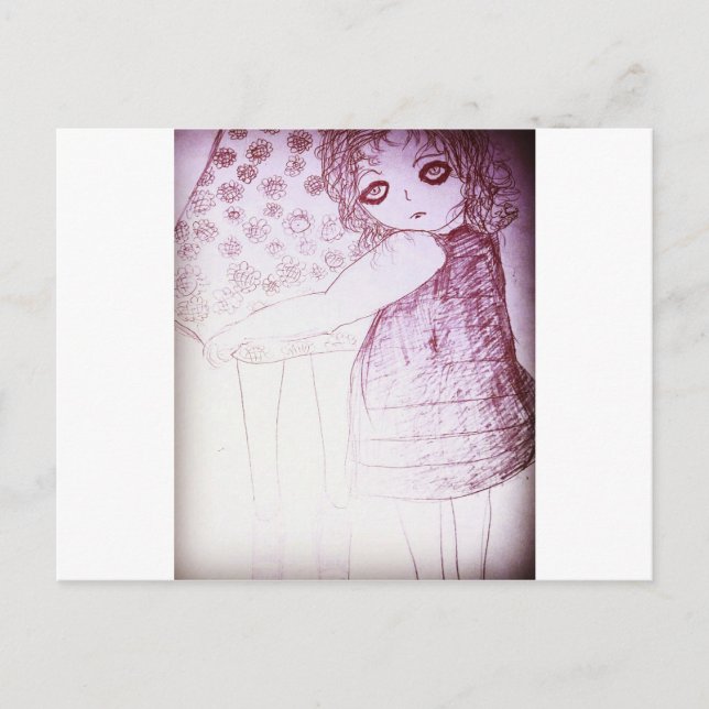 Carte Postale Lily était une petite fille (Devant)