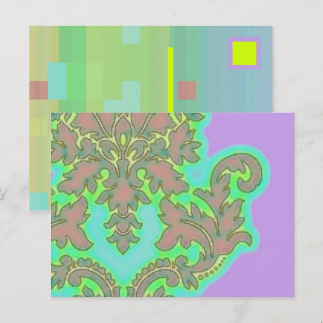 Carte postale Lily Flower (Devant / Derrière)