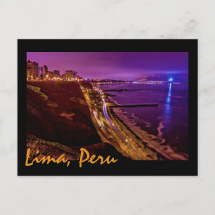 Carte Postale Lima, Peru, Miraflores District, S.A.