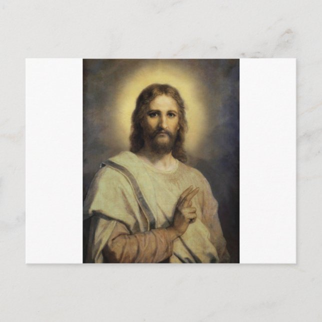 Carte Postale L'image du Seigneur - Heinrich Hofmann (Devant)
