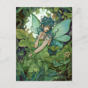 Carte Postale L'Imaginaire Fairy Green Woodland