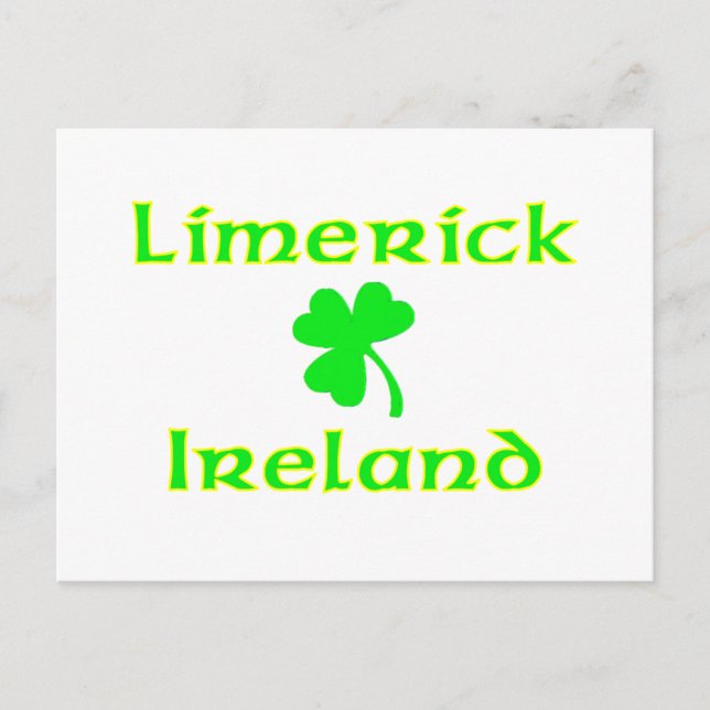 Carte Postale Limerick, Irlande (Devant)