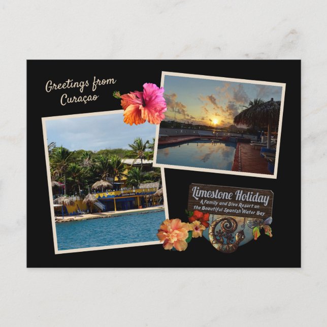 Carte Postale Limestone Holiday Beach Resort Curaçao (Devant)