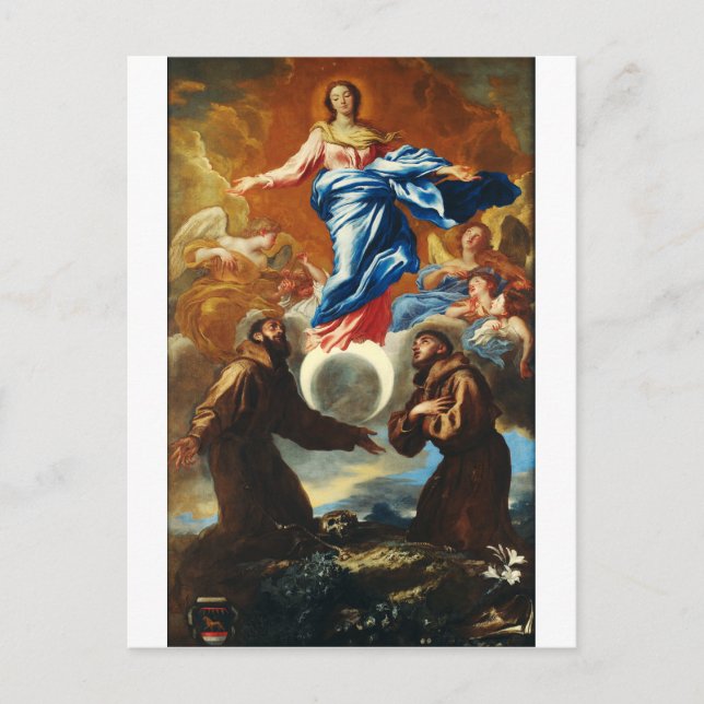 Carte Postale L'Immaculée conception de la Vierge Marie (Devant)