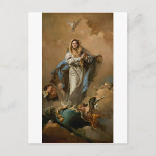 Carte Postale L'Immaculée Conception par Giovanni Tiepolo