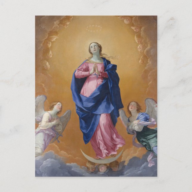Carte Postale L'Immaculée Conception par Guido Reni (Devant)