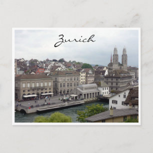 Carte Postale limmat de zurich
