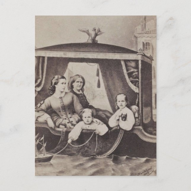 Carte Postale L'impératrice Elisabeth d'Autriche, Sissi à Venise (Devant)