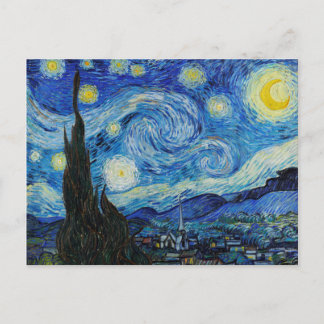 Carte Postale L'impression d'art La Nuit étoilée de Van Gogh
