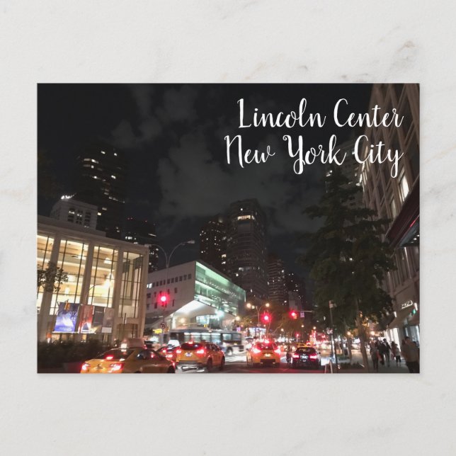 Carte Postale Lincoln Center New York City NYC Photographie (Devant)