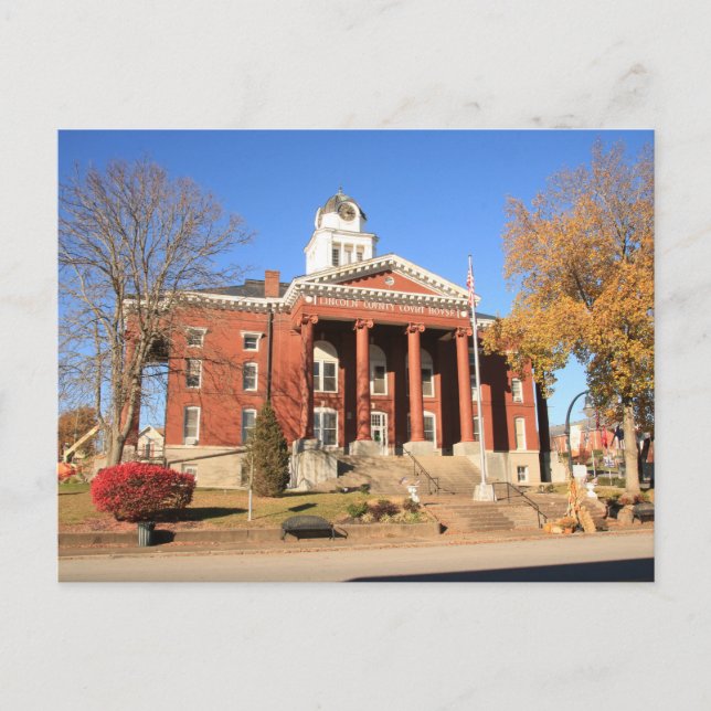 Carte Postale Lincoln County Court House (Devant)