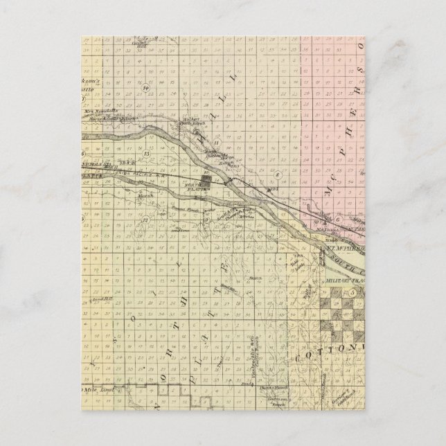 Carte Postale Lincoln County, Nebraska (Devant)