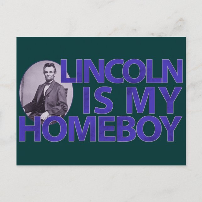 Carte Postale Lincoln est mon garçon (Devant)