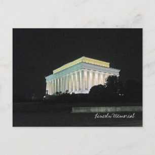 Carte Postale Lincoln Memorial à Night Washington DC