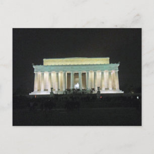 Carte Postale Lincoln Memorial à Night Washington DC 002