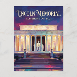 Carte Postale Lincoln Memorial District de Columbia