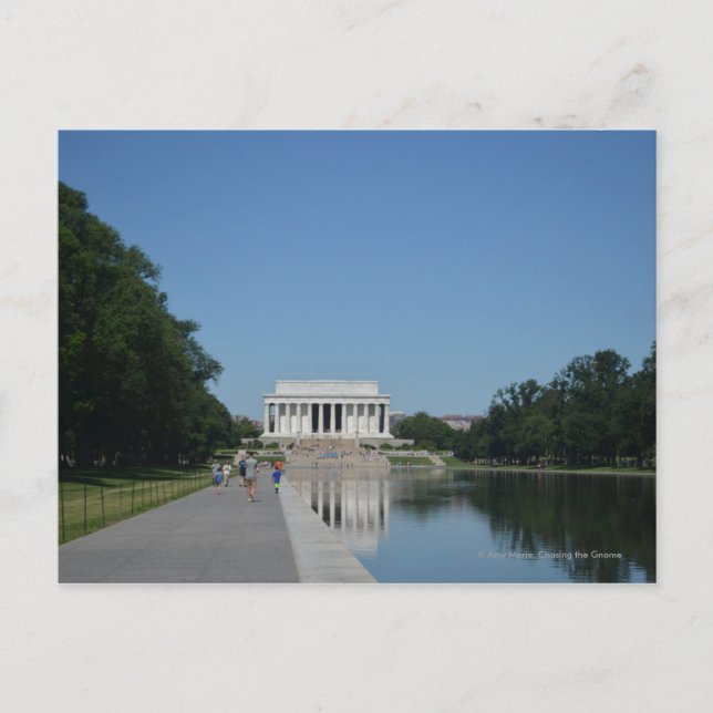 Carte Postale Lincoln Memorial.JPG (Devant)