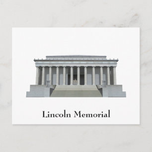Carte postale : Lincoln Memorial : Washington DC