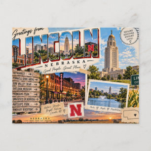 Carte Postale Lincoln Nebraska