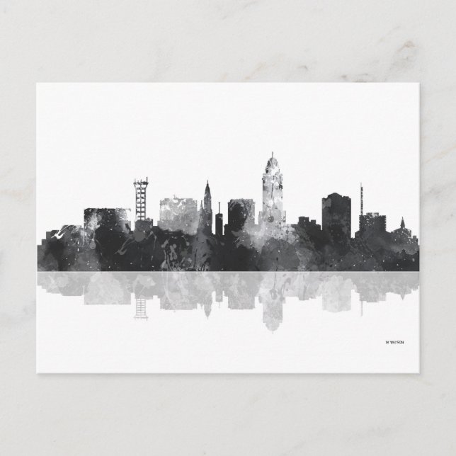 CARTE POSTALE LINCOLN, NEBRASKA SKYLINE (Devant)