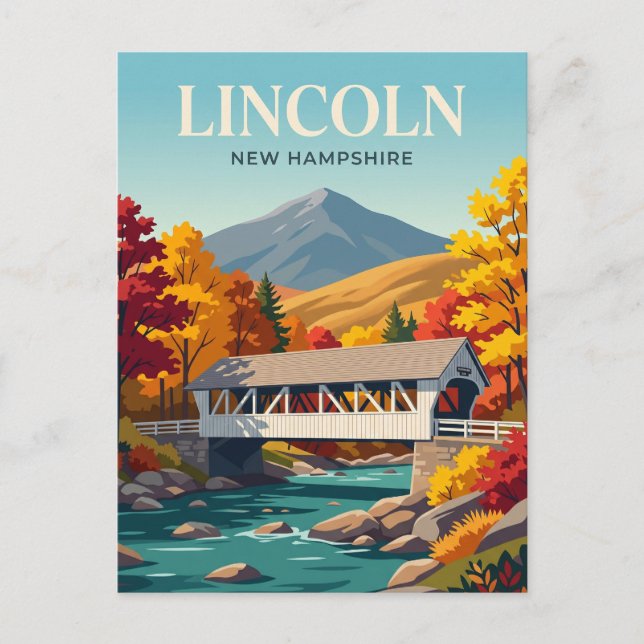 Carte Postale Lincoln New Hampshire (Devant)