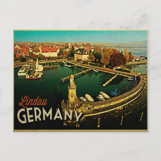 Carte Postale Lindau Allemagne Panorama