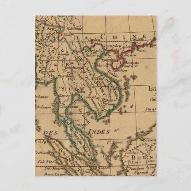 Carte Postale L'Inde orientale (Devant)