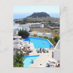 Carte Postale Lindos Gardens