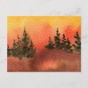 Carte postale "Line of Pine" Country Roads