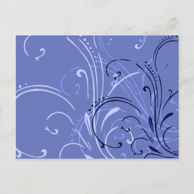 Carte postale linéaire de danse (Devant)