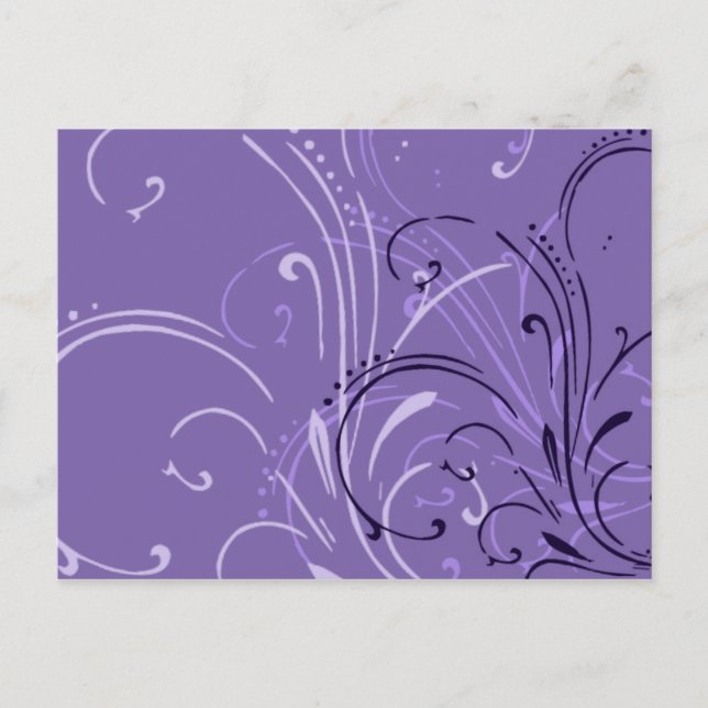 Carte postale linéaire de danse (Devant)