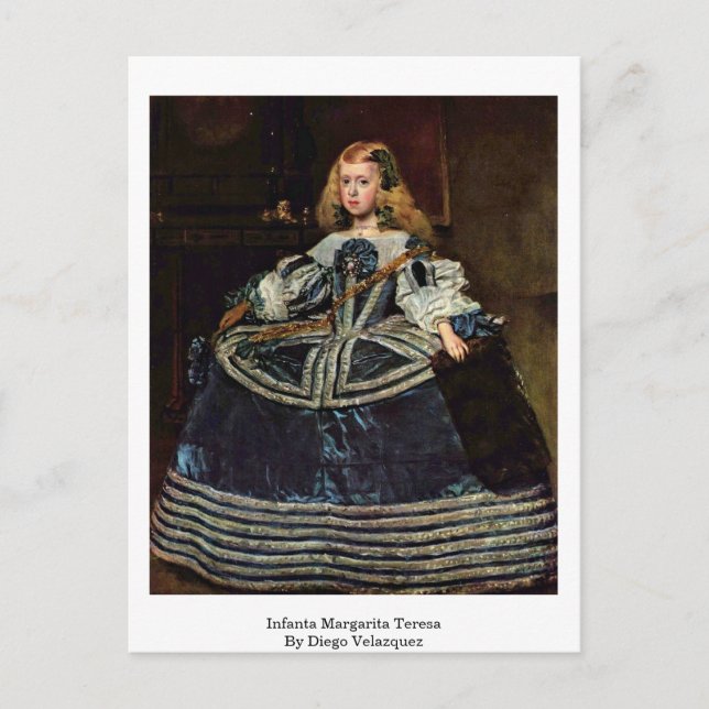 Carte Postale L'Infanta Margarita Teresa Par Diego Velazquez (Devant)