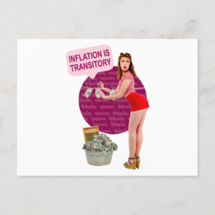Carte Postale L'inflation est transitoire