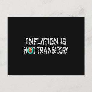 Carte Postale L'inflation n'est pas transitoire