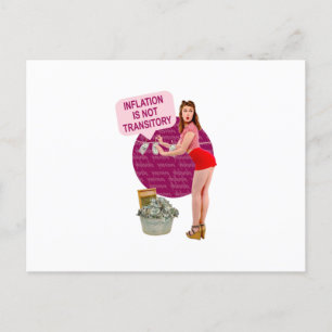 Carte Postale L'inflation n'est pas transitoire