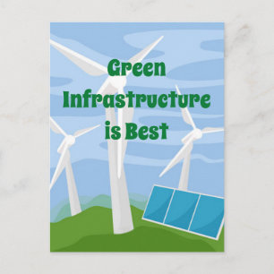 Carte Postale L'infrastructure verte est la meilleure