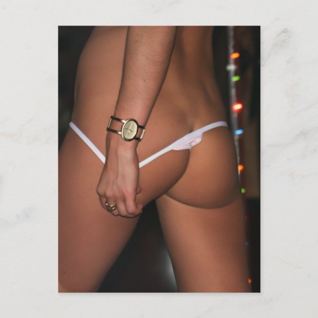 Carte Postale Lingerie Model Cute photo en bas (Devant)