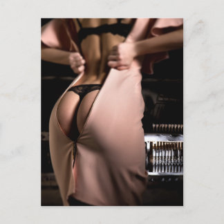 Carte Postale Lingerie noire