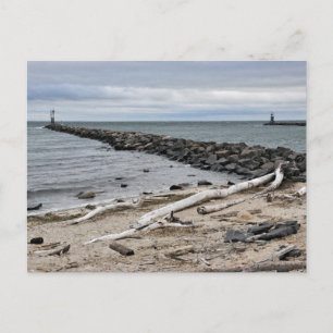 Carte Postale L'Inlet au lac Montauk Point