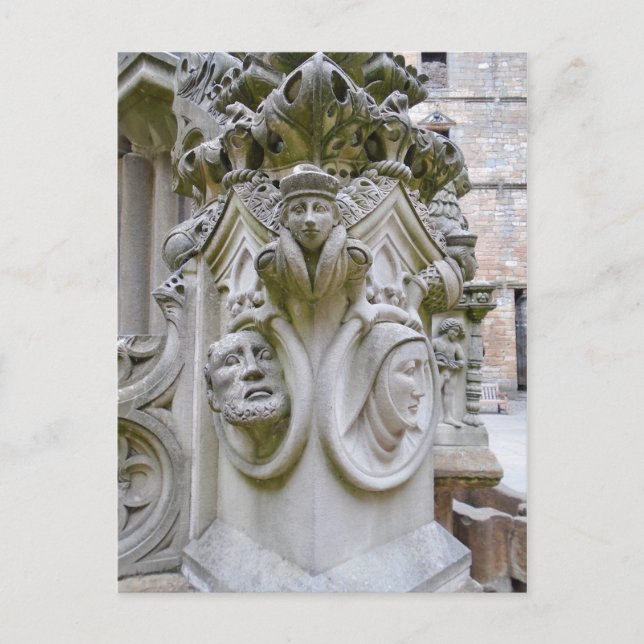 Carte postale 'Linlithgow Palace Fountain- Détail' (Devant)