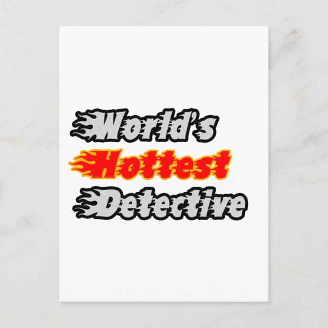 Carte Postale L'inspecteur le plus enthousiaste du monde (Devant)