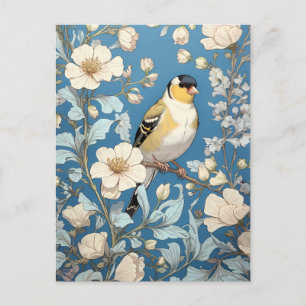 Carte Postale L'inspiration de l'Américain Goldfinch William Mor